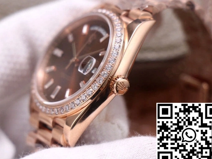 Rolex EW Diamond Factory Color Day-Date Chocolate M228345RBR-0006 Dial 1227